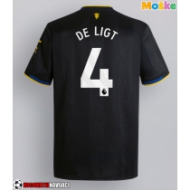 Moške Nogometnih dresov Manchester United Matthijs de Ligt #4 Tretji 2025-26 Kratki rokavi